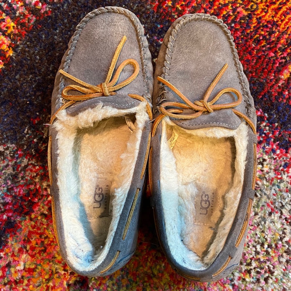 Grey UGG Moccasins